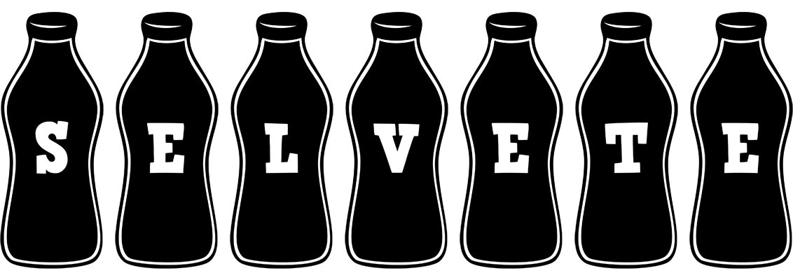 Selvete bottle logo