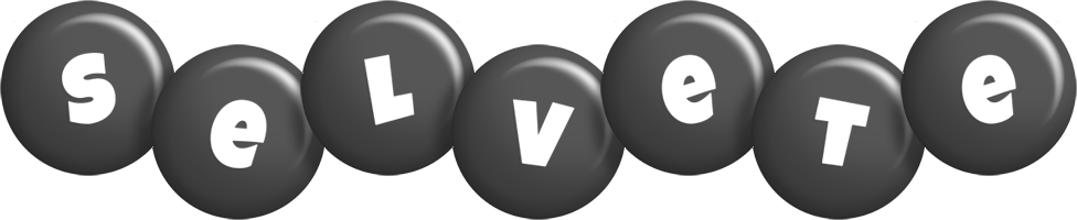 Selvete candy-black logo
