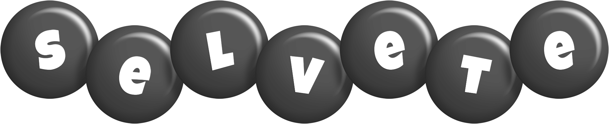 Selvete candy-black logo