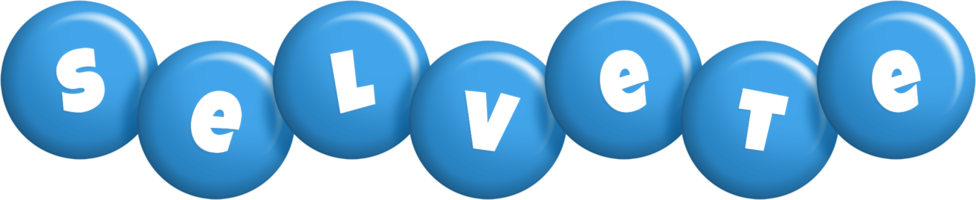 Selvete candy-blue logo