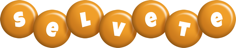 Selvete candy-orange logo