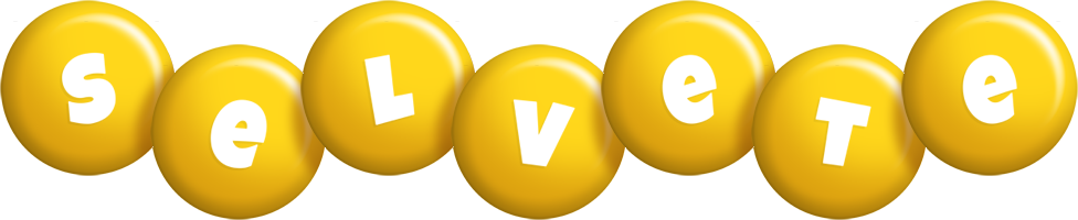 Selvete candy-yellow logo