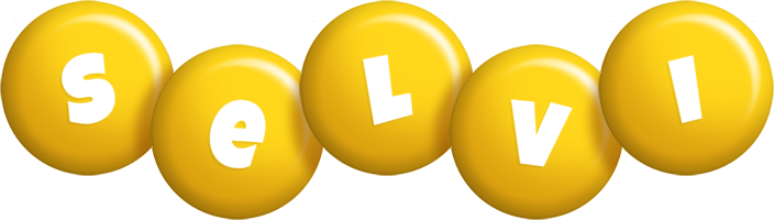 Selvi candy-yellow logo