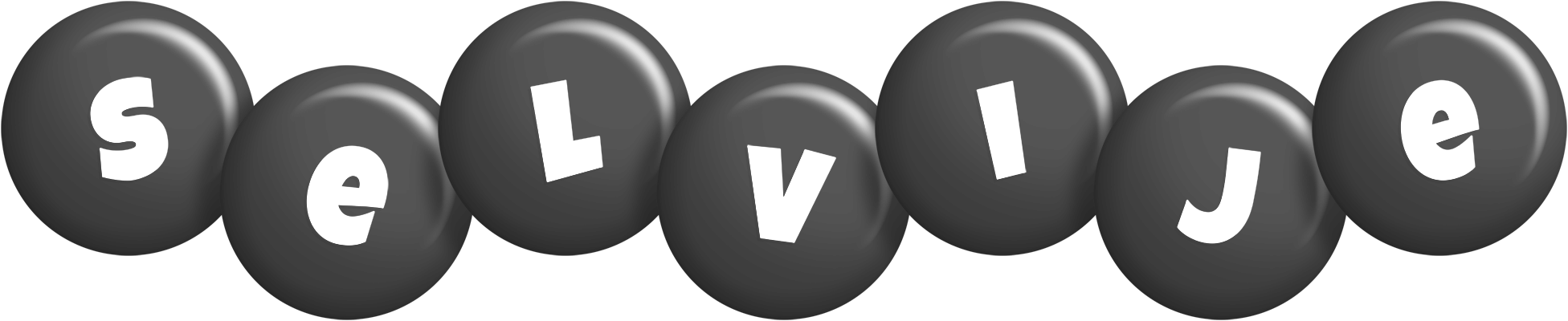 Selvije candy-black logo