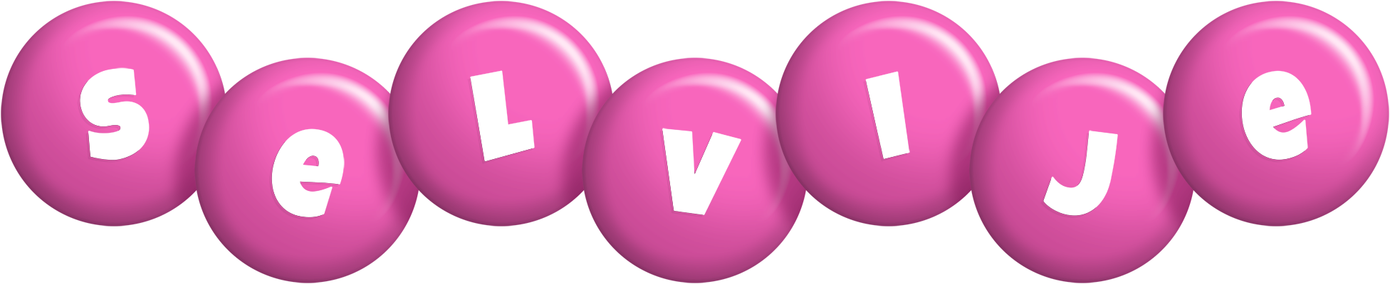 Selvije candy-pink logo