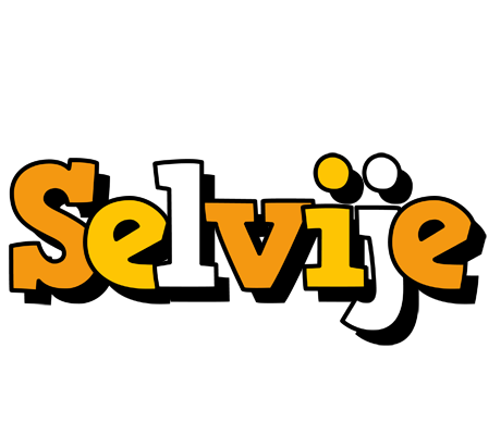 Selvije cartoon logo