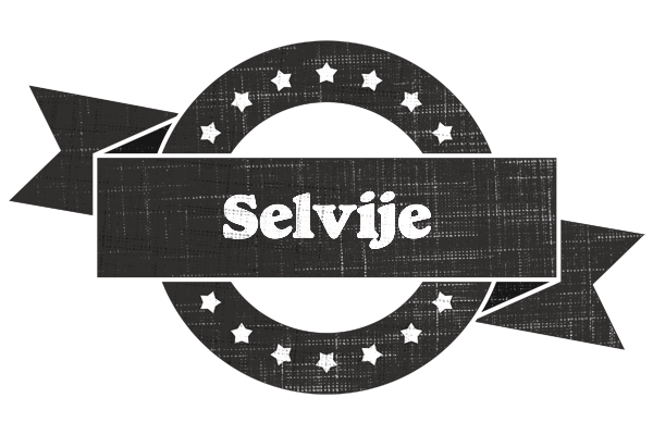 Selvije grunge logo