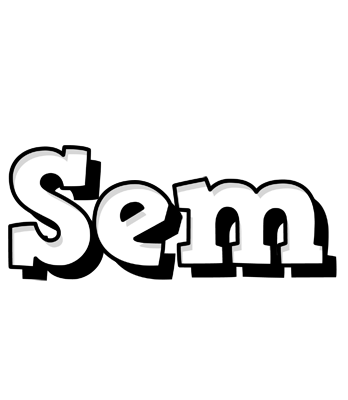 Sem snowing logo