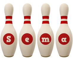Sema bowling-pin logo