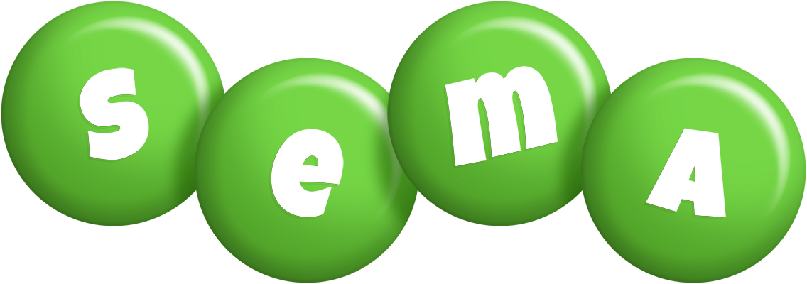 Sema candy-green logo