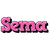 Sema girlish logo