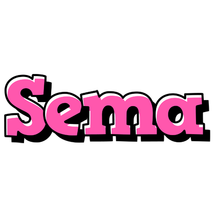 Sema girlish logo