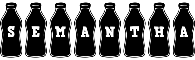 Semantha bottle logo