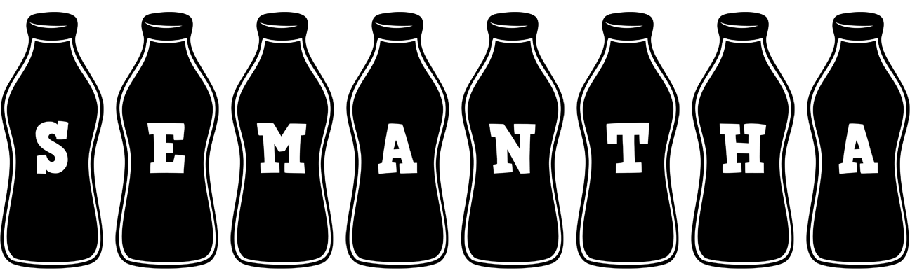 Semantha bottle logo