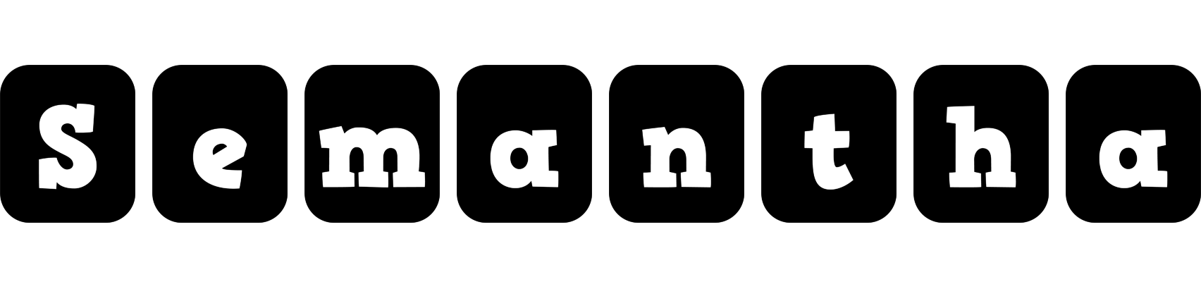 Semantha box logo