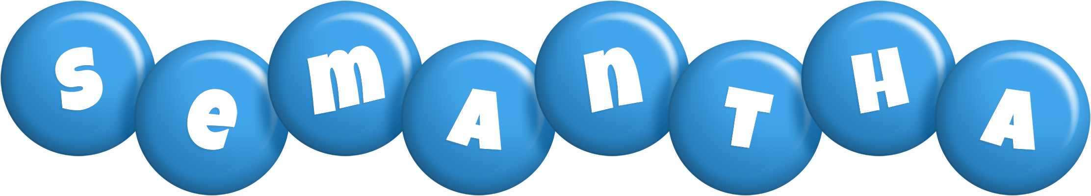 Semantha candy-blue logo