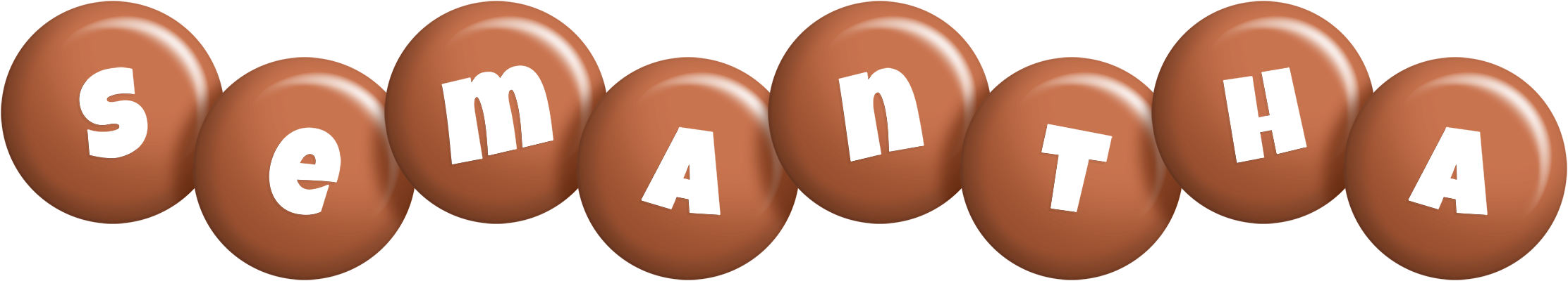 Semantha candy-brown logo