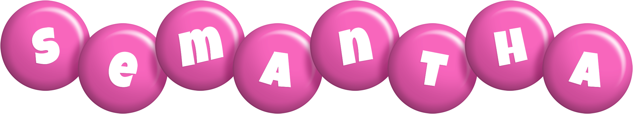 Semantha candy-pink logo