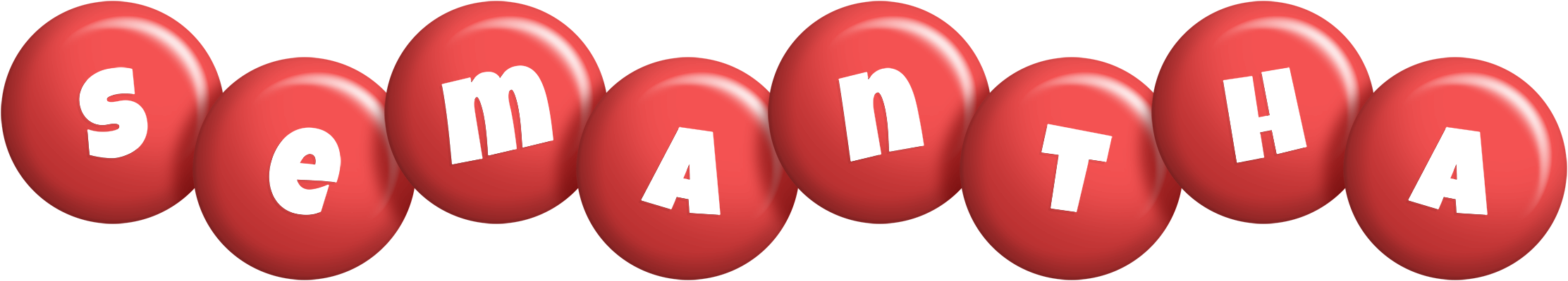 Semantha candy-red logo