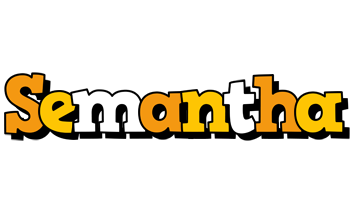 Semantha cartoon logo