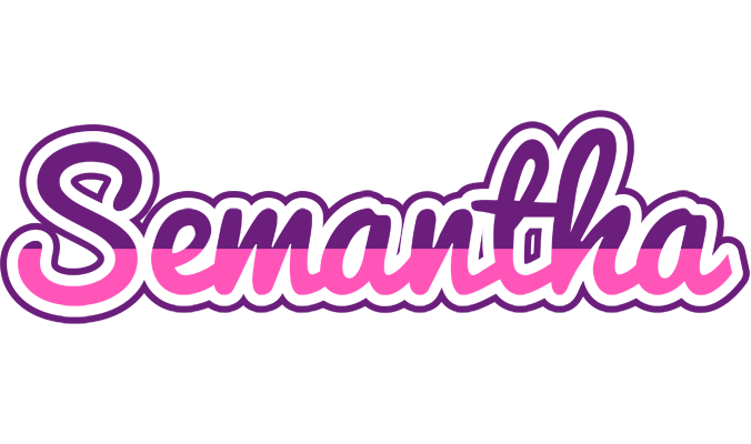 Semantha cheerful logo