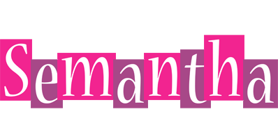 Semantha whine logo