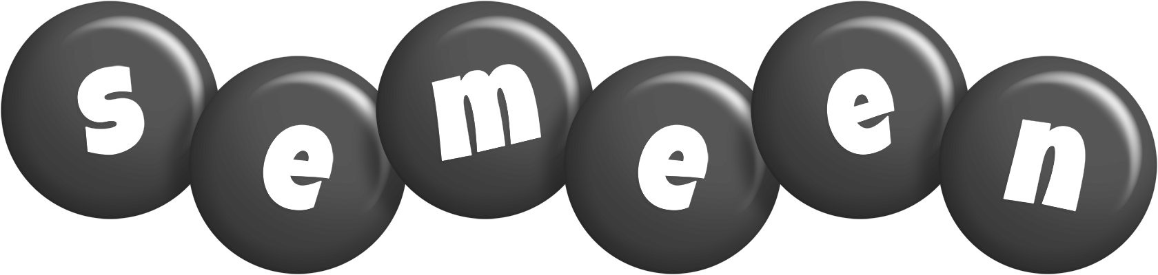 Semeen candy-black logo