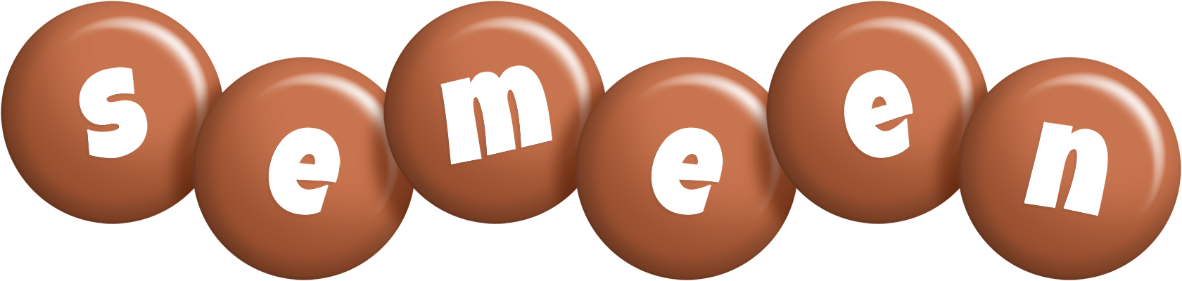 Semeen candy-brown logo