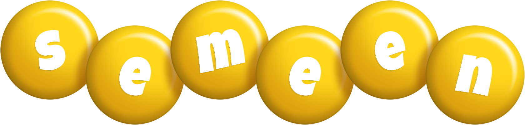 Semeen candy-yellow logo