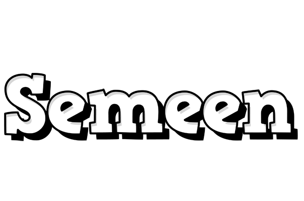 Semeen snowing logo