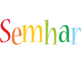 Semhar birthday logo