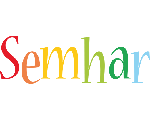 Semhar birthday logo