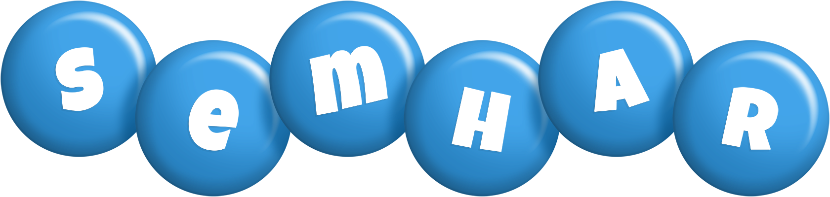 Semhar candy-blue logo