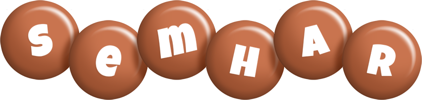 Semhar candy-brown logo