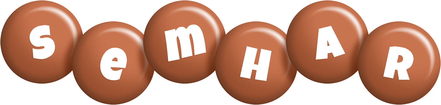 Semhar candy-brown logo