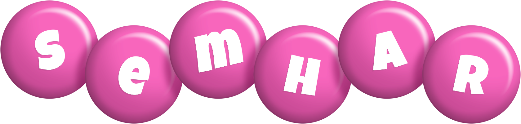 Semhar candy-pink logo
