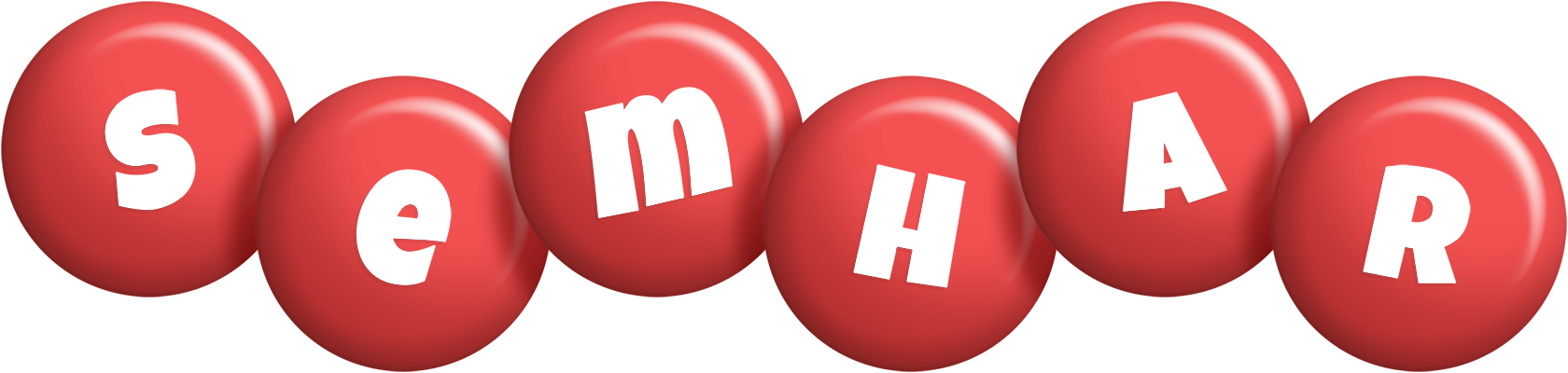 Semhar candy-red logo