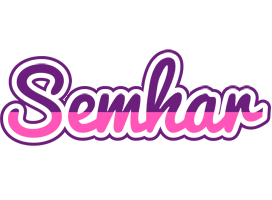 Semhar cheerful logo