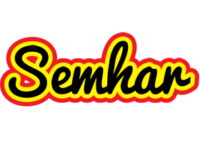 Semhar flaming logo