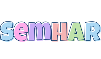 Semhar pastel logo