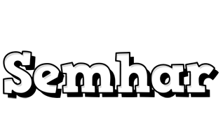 Semhar snowing logo