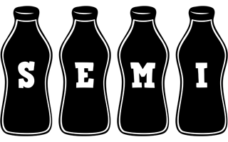 Semi bottle logo