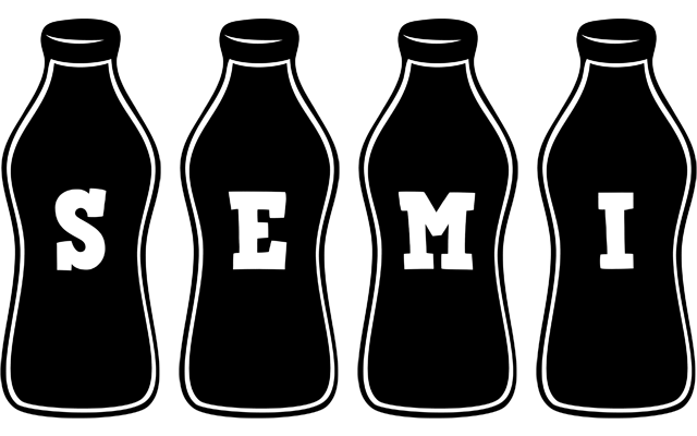 Semi bottle logo
