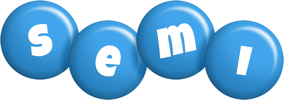Semi candy-blue logo