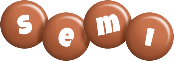 Semi candy-brown logo