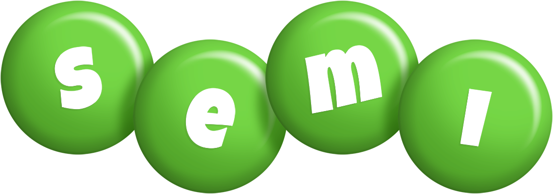 Semi candy-green logo