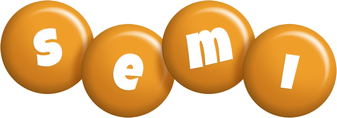 Semi candy-orange logo