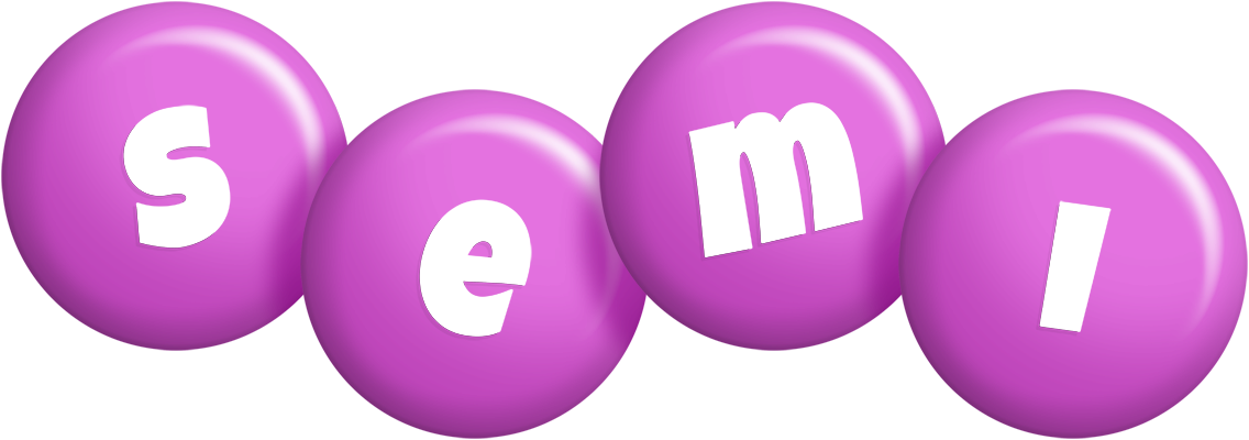 Semi candy-purple logo