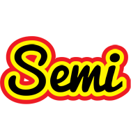 Semi flaming logo