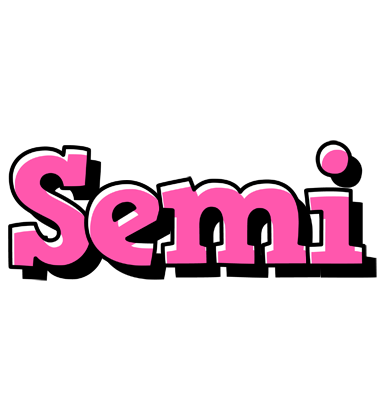 Semi girlish logo